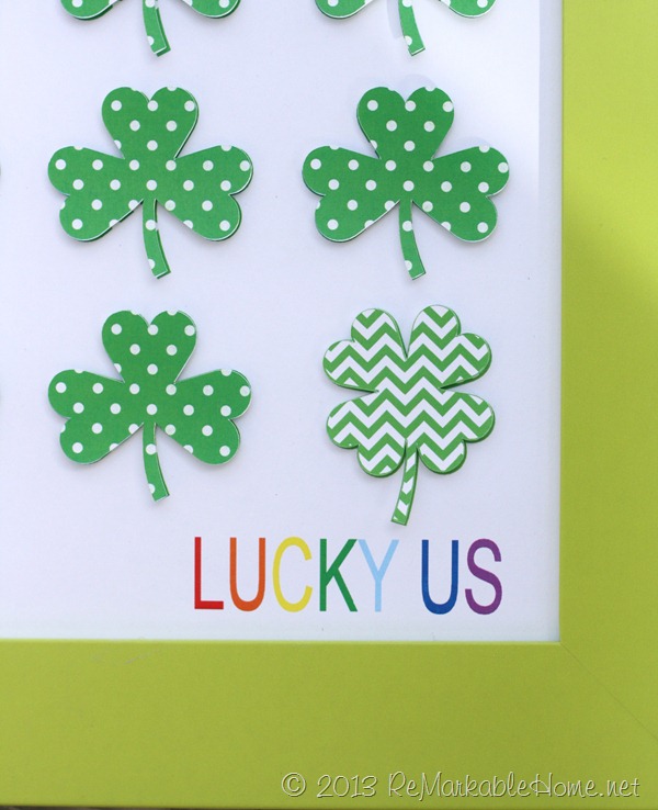 3-D Shamrock Specimen Art {FREE Printable @ ReMarkableHome.net}