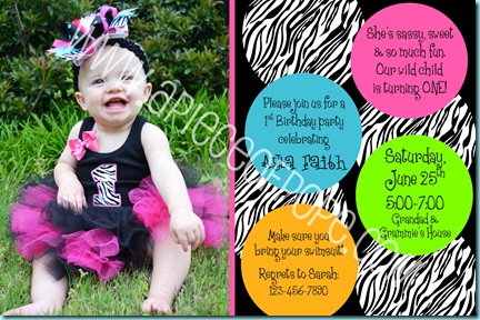 Zebra 4 color sassy