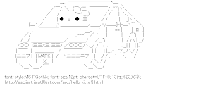 [AA]ハローキティ 車