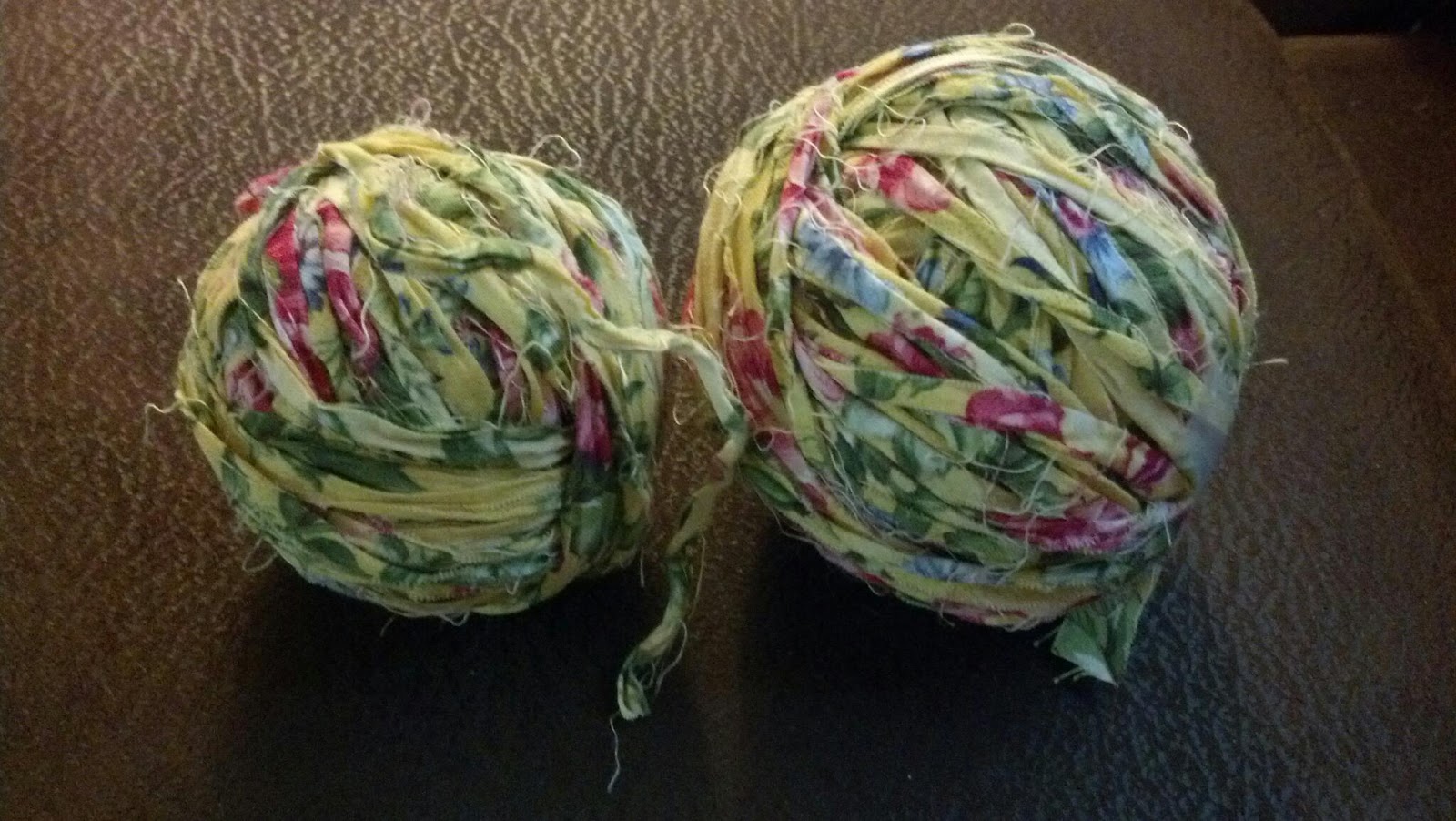 Neeleys Knits DIY Fabric Yarn Basket