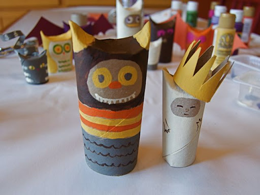 Where the Wild Things Are characters, on Matsutake blog, link below. So simple and sweet!