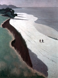 Felix Valotton, La falaise et la grève blanche c. 1913