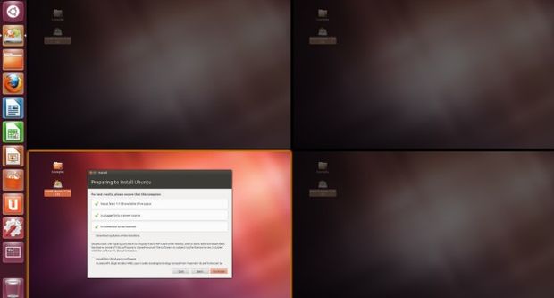Spazi di lavoro in Ubuntu