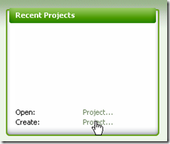 Visual C# creat project