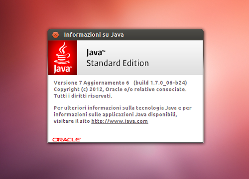 Oracle Java 7 Update 6 su Ubuntu
