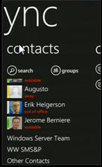 contact list