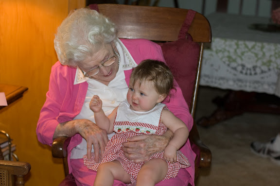 Sam and her great-grandmother (Granny Mac)