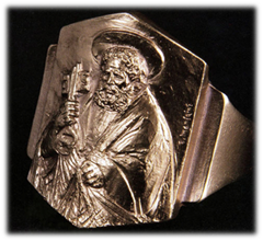 Anillo del pescador. Papa Francisco I Anillo del pescador. Papa Francisco I
