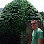 A big room made from Soju bottles