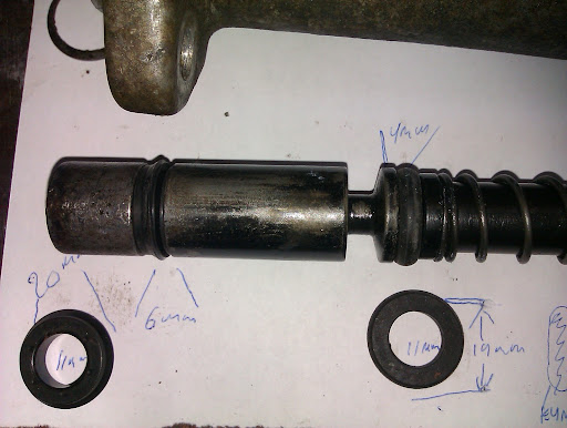 reparation af Master koplings cylinder kewet 2 master koblings cylinder kewet kewet koblings cylinder drivaksler kopling og gearkasse