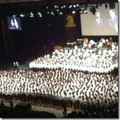 massed choir