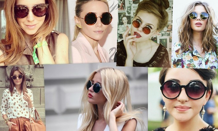 como usar oculos redondos moda