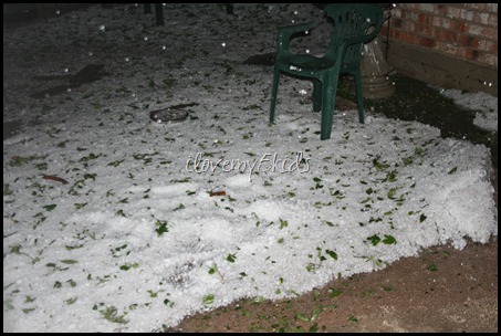 Hail in Texas March 2012