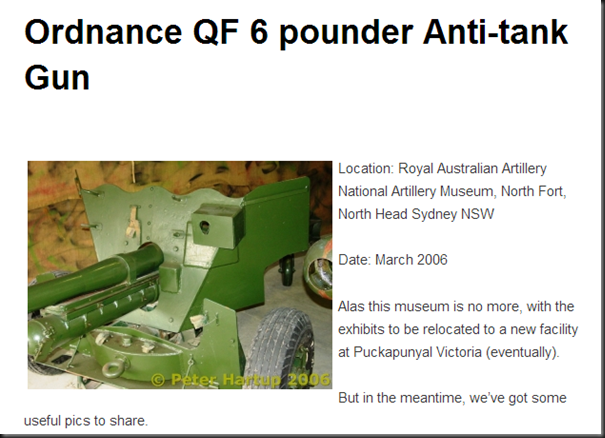 Ordnance QF 6 pounder Anti-tank Gun   Australian Military Modelling Society