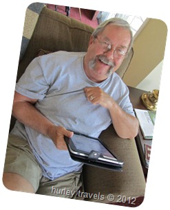 Jerry is happy with his iPad.