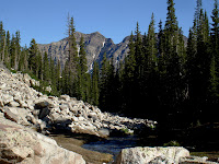 Broads Fork Twin peaks from the maybird lakes