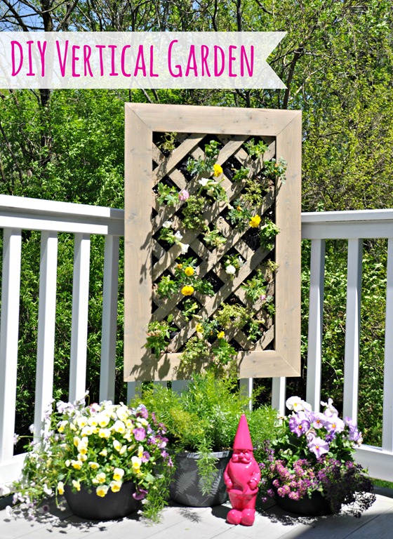 DIY Vertical Garden Tutorial #digin #heartoutdoors