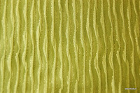 Ekskluzywna tkanina marszczona o bogatej teksturze. Na zasłony, poduszki, narzuty, dekoracje. Zielona.