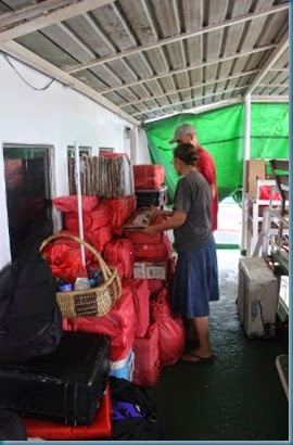 Aaron & Roxanne with boxes