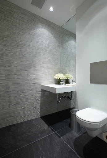 In my powder room, I decided to remove the standard, installed medicine cabinet and replace it will a floor to ceiling mirror behind the sink. In my powder room, I decided to remove the standard, installed medicine cabinet and replace it will a floor to ceiling mirror behind the sink.
