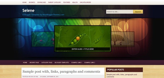 selene-blogger-template