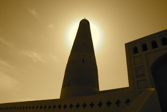 Turfan - Minaret Emin contre-jour