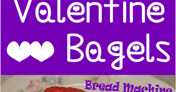 Valentine Heart Bagel Recipe