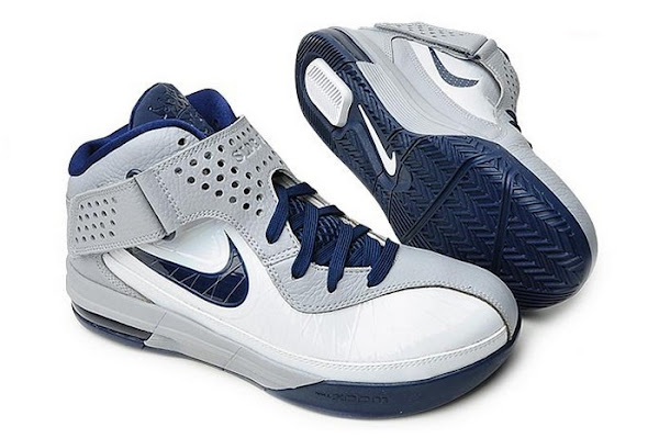 Detailed Look at Nike Soldier 5 in White/Navy/Grey | NIKE LEBRON - LeBron  James Shoes