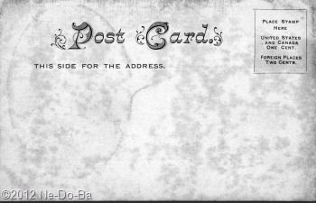 Dr. Lee-o-netto - Post Card (reverse)