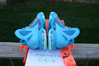 nike lebron 9 ps elite lebron pe china 3 06 Closer Look at Nike LeBron 9 P.S. Blue Flame and Tennis Balls PEs