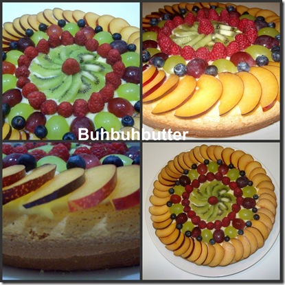 Torta di frutta collage 2 Torta di frutta collage 2