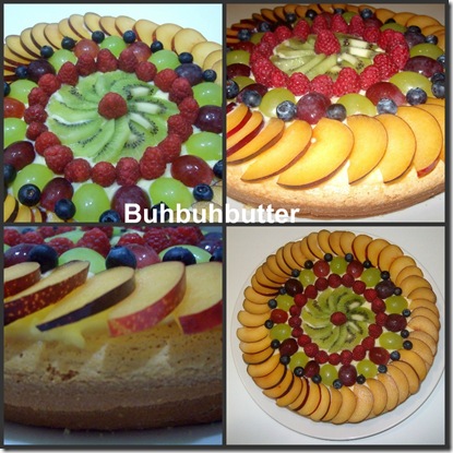 Torta di frutta collage 2