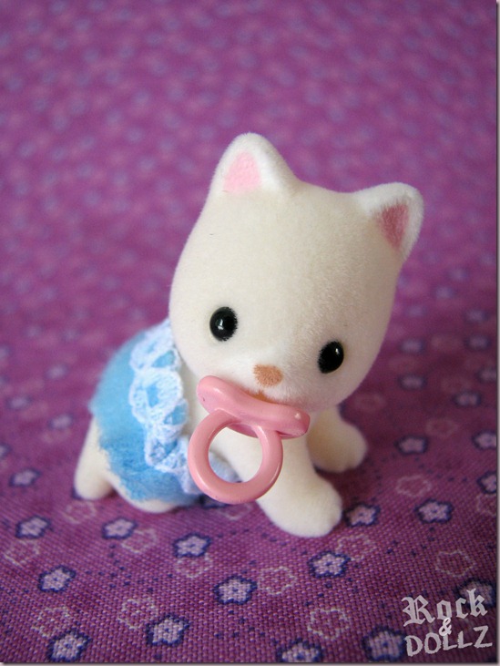 Sylvanian Silk Cat Baby Boy