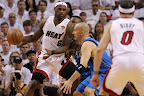 Big Three Strong In Opener. LeBron James Gets First Finals Win. lebron james nba 110531 mia vs dal 11 game 1 Big Three Strong In Opener. LeBron James Gets First Finals Win.
