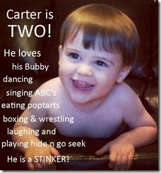 carter is two
