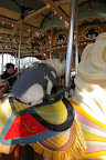 Whoa!  Riding this horse going up and down is a bit hair-raising!