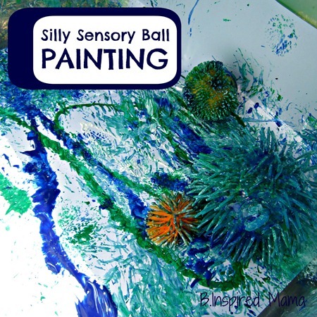 Silly Sensory Ball Painting 5
