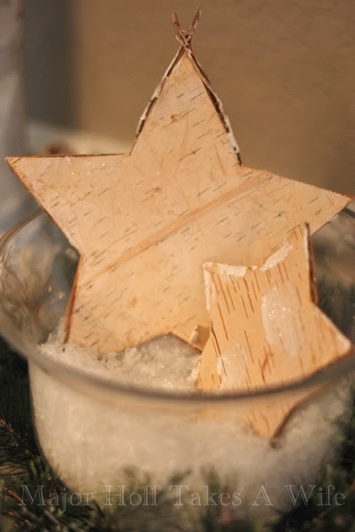 Birch Stars Fake Snow hurricane glass.jpg Birch Stars Fake Snow hurricane glass