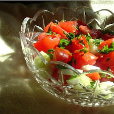 Tomato, Cucumber, & Onion Salad