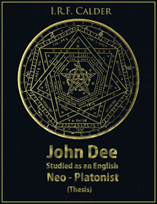 Cover of Irf Calder's Book John Dee Studied As An English Neo Platonist Thesis John Dee Society Edition