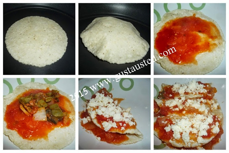 ¿Gusta Usted? Enchiladas Huastecas rellenas de nopales. No te pierdas