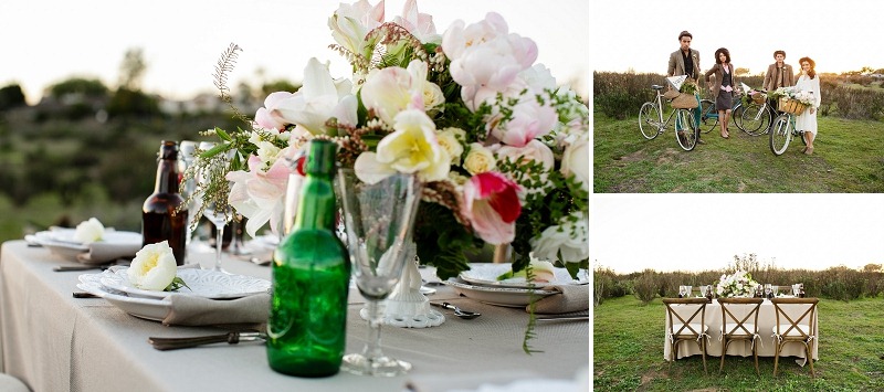 16 OakandtheOwl Lush Peony Centerpiece