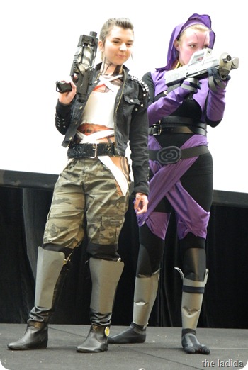 EB Expo Just 'Cos Cosplay Competition - Tali and Jack from Mass Effect EB Expo Just 'Cos Cosplay Competition - Tali and Jack from Mass Effect