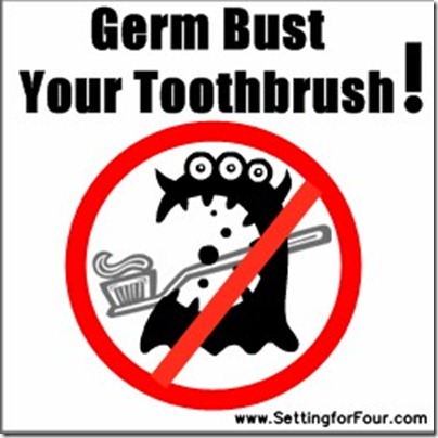 How to Clean  Your Tooth Brush from Setting for Four #clean #tip #toothbrush