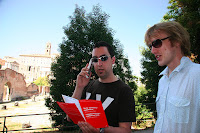 Tour guide Gerrod at the Roman Forum