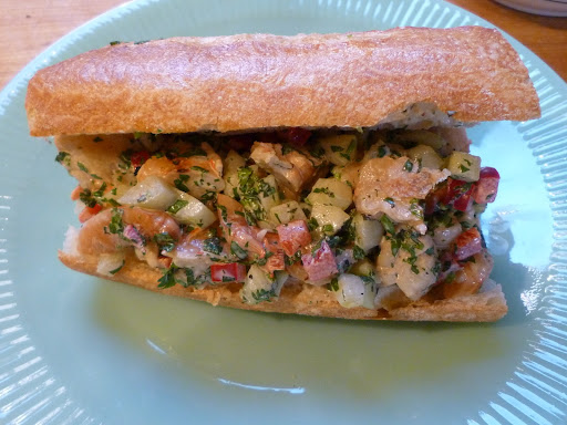Thai Shrimp Salad Sandwich