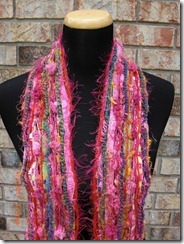 pink multicolor scarf