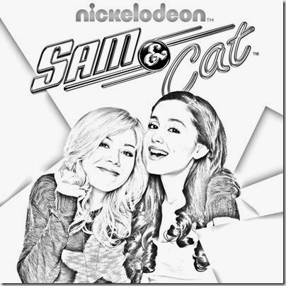 Pinto Dibujos: Dibujos de Sam y Cat para colorear