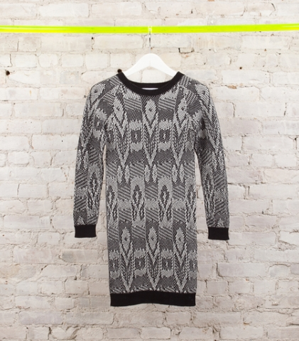 Thomas Sires jacquard sweater dress, $450, http://www.thomassires.com
