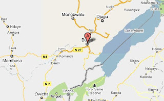 Carte de Bunia en Province Orientale